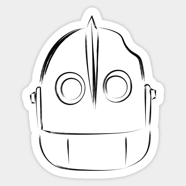 The Iron Giant Sticker by POPITONTHEWALL